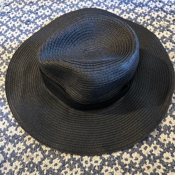 Madewell Ladies Black Fedora Hat S/M